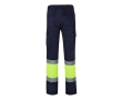 Polyester-cotton twill work trousers – 210 g/m2  colour yellow