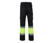 Unisex work trousers, cotton and polyester, 210 g/m2, colour black
