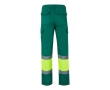 Unisex work trousers, cotton and polyester, 210 g/m2, colour green