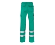 Twill work trousers, cotton and polyester, 200 g/m2, colour green