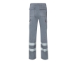 Twill work trousers, cotton and polyester, 200 g/m2, colour grey