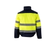 Padded work jacket with coating – 180 g/m2  colour yellow