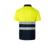 Extra-large high-visibility work polo – 160 g/m2 colour yellow
