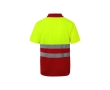 Extra-large short-sleeved work polo shirt, polyester, 160 g/m2,  colour red