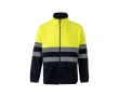 Extra-large polyester softshell work jacket – 280 g/m2 colour yellow