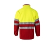 Softshell jacket, reflective, polyester and elastane, 280 g/m2, colour red