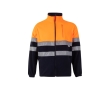 Extra-large polyester softshell work jacket – 280 g/m2 colour orange