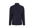 Polyester fleece work jacket with pockets – 220 g/m2  colour yellow
