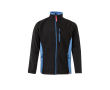 Polyester fleece work jacket with pockets – 220 g/m2, Velilla  colour pastel blue