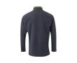 Unisex fleece work jacket, polyester, 220 g/m2, colour green