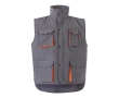Unisex multi-pocket work vest, polyester, 120 g/m2,  colour dark orange
