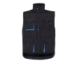 Unisex multi-pocket work vest, polyester, 120 g/m2,  colour light blue