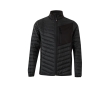 Padded jacket with elastic fabric in multiple areas, 265 g/m2, colour black