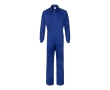 Work overalls, cotton and polyester, with zip, 200 g/m2, colour royal blue