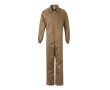 Work overalls, cotton and polyester, with zip, 200 g/m2, colour natural