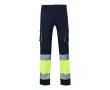 Two-tone stretch multi-pocket work trousers – 240 g/m2 colour yellow