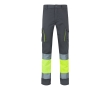 High-visibility cotton-polyester work trousers – 240 g/m2 colour grey