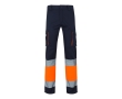 Two-tone stretch multi-pocket work trousers – 240 g/m2 colour orange