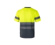 Technical work T-shirt, polyester, reflective, 140 g/m2, colour grey