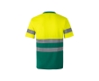 Technical work T-shirt, polyester, reflective, 140 g/m2, colour green