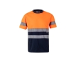 High-visibility technical polyester work t-shirt – 140 g/m2  colour orange