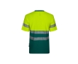 Work T-shirt, piqué fabric, cotton, polyester, 150 g/m2,  colour green