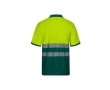 Piqué short-sleeved work polo, cotton and polyester, 150 g/m2,  colour green