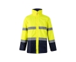 Extra-large high-visibility polyester work parka – 190 g/m2  colour yellow
