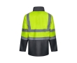 4-in-1 extra-large polyester work parka, 180 g/m2, colour grey
