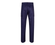 Trousers, cotton and polyester, elastic waistband, 190 g/m2, colour blue