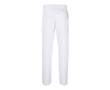 Trousers, cotton and polyester, elastic waistband, 190 g/m2, colour white