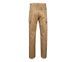 Trousers, cotton and polyester, elastic waistband, 190 g/m2, colour natural