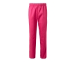 Unisex trousers, cotton, polyester, elastic waistband, 190 g/m2, colour pink