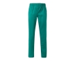 Unisex trousers, cotton, polyester, elastic waistband, 190 g/m2,  colour green