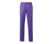 Unisex trousers, cotton, polyester, elastic waistband, 190 g/m2, colour lilac