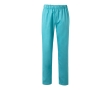 Unisex trousers, cotton, polyester, elastic waistband, 190 g/m2, colour turquoise