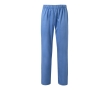 Unisex trousers, cotton, polyester, elastic waistband, 190 g/m2, colour pastel blue