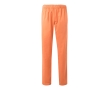 Unisex trousers, cotton, polyester, elastic waistband, 190 g/m2, colour salmon
