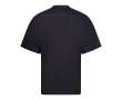 Short-sleeved chef's jacket, polyester and cotton, 110 g/m2, colour black