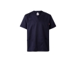 Short-sleeved twill tunic, polyester and cotton, 190 g/m2, colour blue