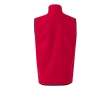 Softshell work vest with fleece lining, polyester, 280 g/m2, colour red