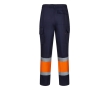 Unisex cotton-polyester work trousers – 190 g/m2 colour orange