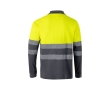 Extra-large piqué polo shirt, cotton and polyester, 150 g/m2,  colour grey