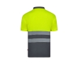 Unisex short-sleeved work polo shirt, birdseye fabric, 140 g/m2,  colour grey