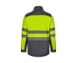 Softshell work jacket with fleece lining, polyester, 280 g/m2, colour grey