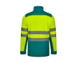 Softshell work jacket with fleece lining, polyester, 280 g/m2, colour green