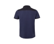 Unisex work polo shirt, short sleeves, polyester, 200 g/m2,  colour blue