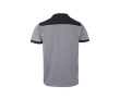 Unisex work polo shirt, short sleeves, polyester, 200 g/m2,  colour grey