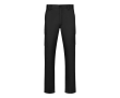 Unisex multi-pocket twill trousers with elasticated waist 190 g/m2 Velilla colour black
