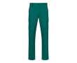Unisex multi-pocket twill trousers with elasticated waist 190 g/m2 Velilla colour green